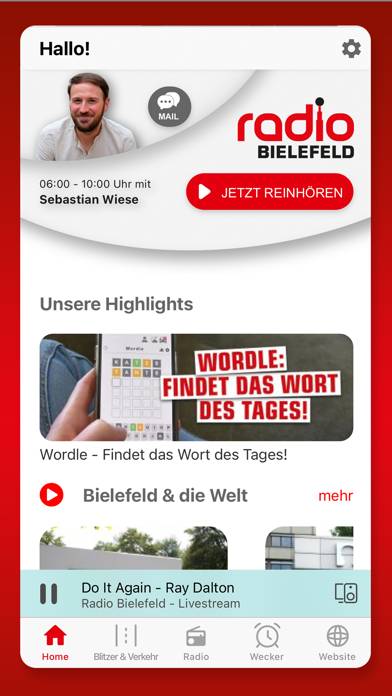 Radio Bielefeld App-Screenshot