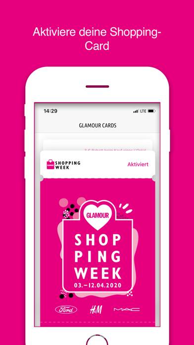 GLAMOUR Shopping Week & Trends App-Screenshot