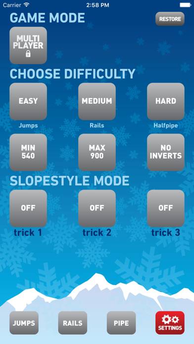 Snow Dice : Snowboarding App skärmdump #3