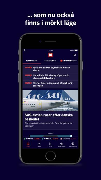 Dagens industri App skärmdump