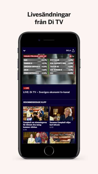 Dagens industri App skärmdump #4