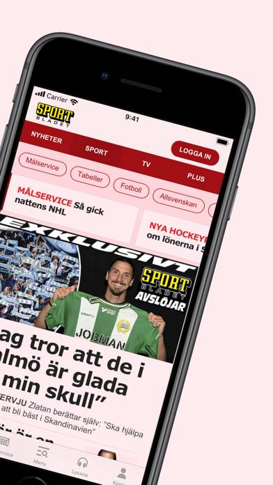 Sportbladet App screenshot #2