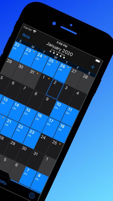 Rota Calendar Captura de pantalla de la aplicación #2