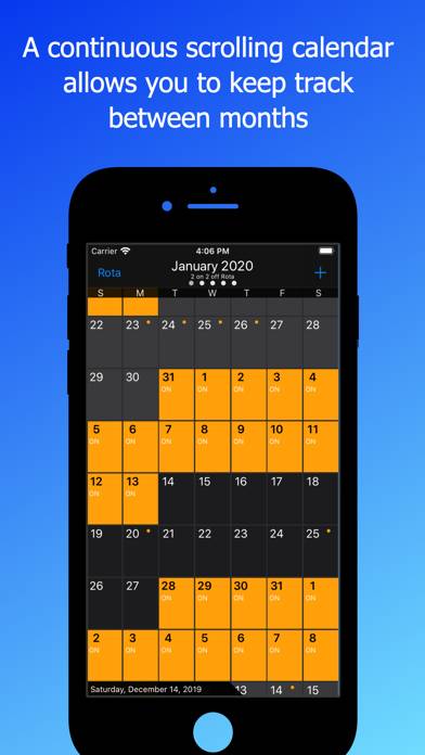 Rota Calendar Captura de pantalla de la aplicación #6
