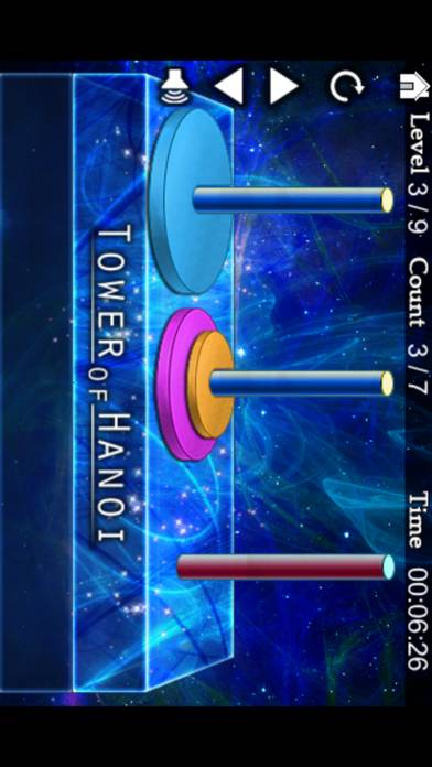 Tower of Hanoi-Pro game screenshot