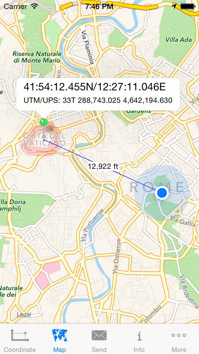 GeoPosition Captura de pantalla de la aplicación #2