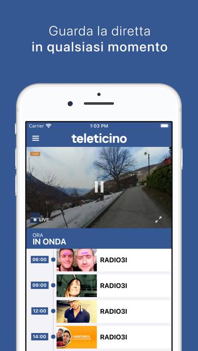 TeleTicino App screenshot #1