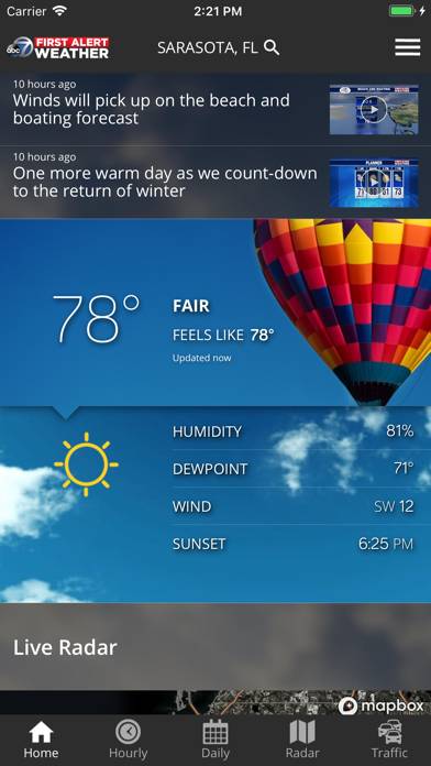ABC7 WWSB First Alert Weather App screenshot #1