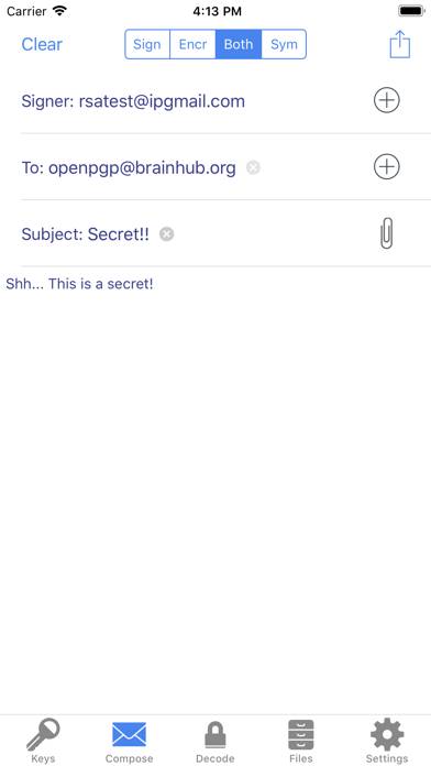 IPGMail Captura de pantalla de la aplicación #4