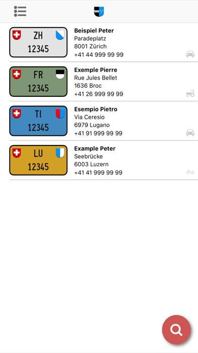 Swiss Plates Pro Schermata dell'app #1
