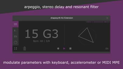 Shapesynth Schermata dell'app