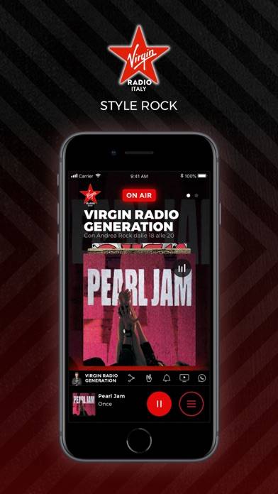 Virgin Radio Italy App screenshot #1