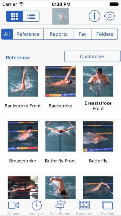 Swim Coach Plus HD App skärmdump #1