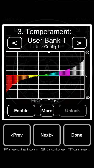 Precision Strobe Tuner Schermata dell'app #3