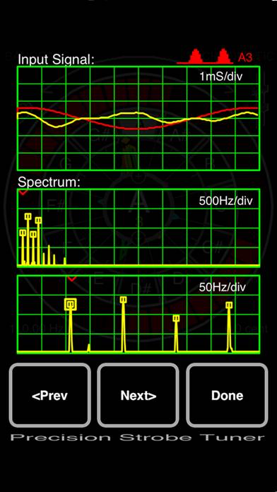 Precision Strobe Tuner Schermata dell'app #4