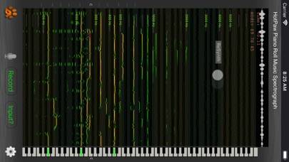 Music Spectrograph Captura de pantalla de la aplicación #1