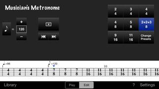 Musician's Metronome Schermata dell'app #2
