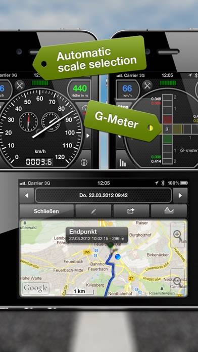 GPSSpeed HD: Das GPS-Tool App-Screenshot