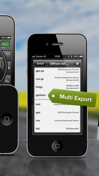 GPSSpeed HD: Das GPS-Tool App-Screenshot