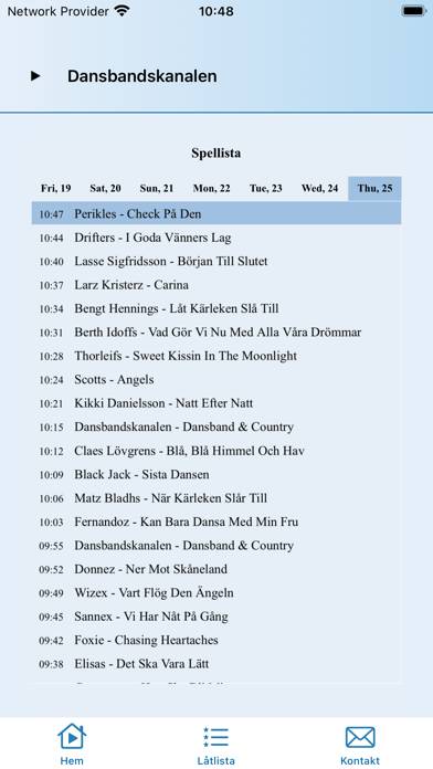 Dansbandskanalen App skärmdump