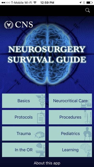 Neurosurgery Survival Guide Captura de pantalla de la aplicación #1