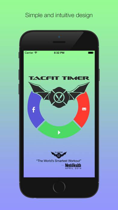 Tacfit Timer Schermata dell'app #1