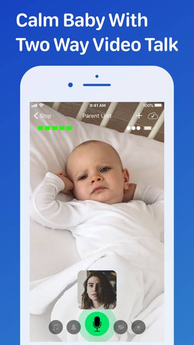 Cloud Baby Monitor Schermata dell'app #3
