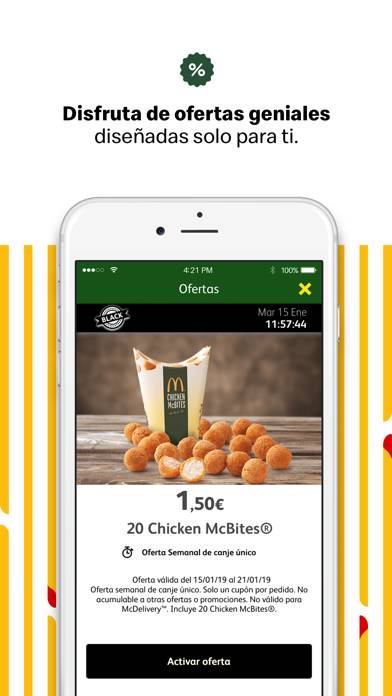 McDonald's España Captura de pantalla de la aplicación #4