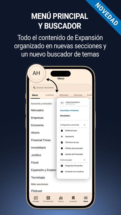 Diario EXPANSIÓN Captura de pantalla de la aplicación