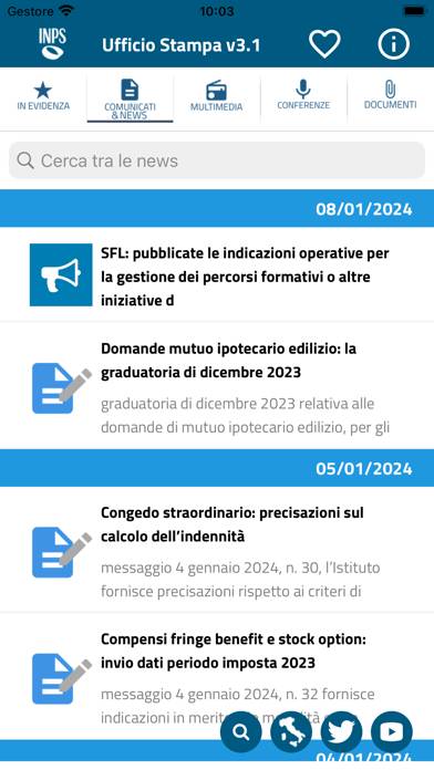 INPS Ufficio Stampa App screenshot #2