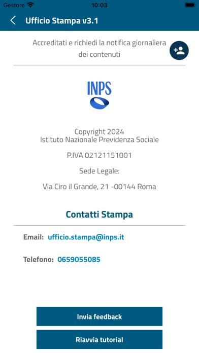 INPS Ufficio Stampa App screenshot #6