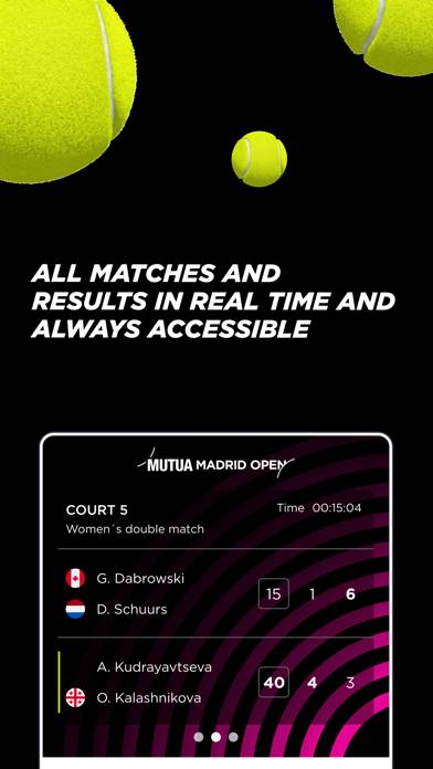 Mutua Madrid Open Captura de pantalla de la aplicación #3