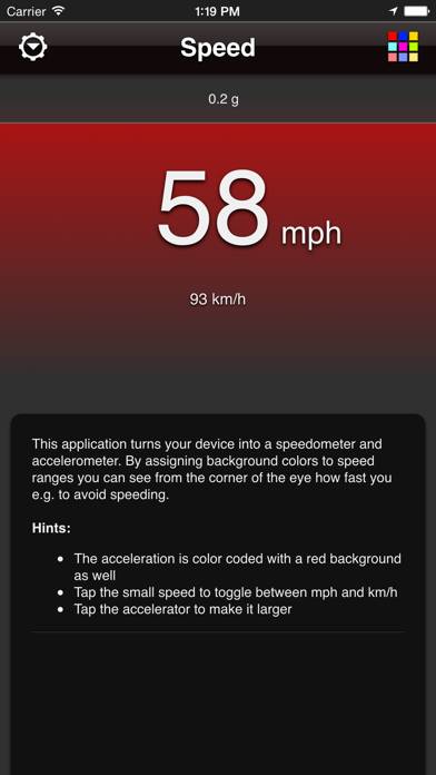 Speed App App screenshot #1