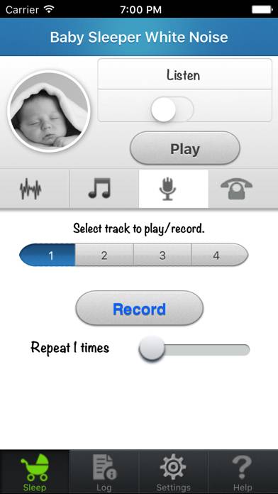 Baby Sleep White noise App screenshot #3