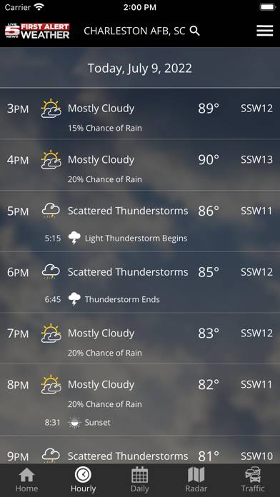 WCSC Live 5 Weather App screenshot #1