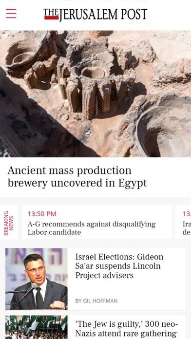 The Jerusalem Post App screenshot