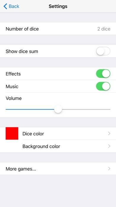 Dice in 3D Spiel-Screenshot