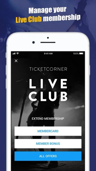 Ticketcorner Schermata dell'app #5