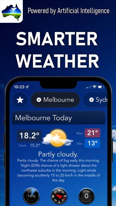 AUS Weather App skärmdump