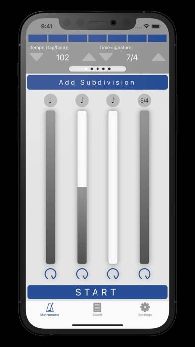 Metronomics Metronome Capture d'écran de l'application #6
