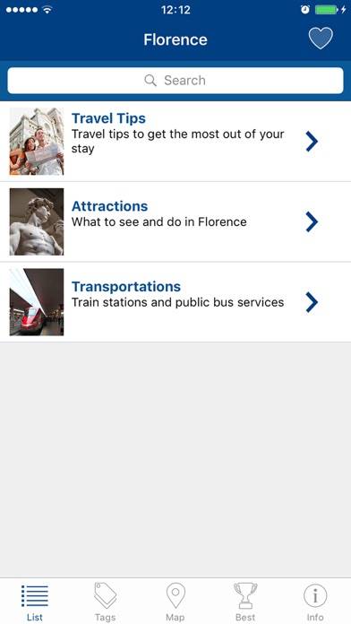 ItalyGuides: Florence Guide Schermata dell'app