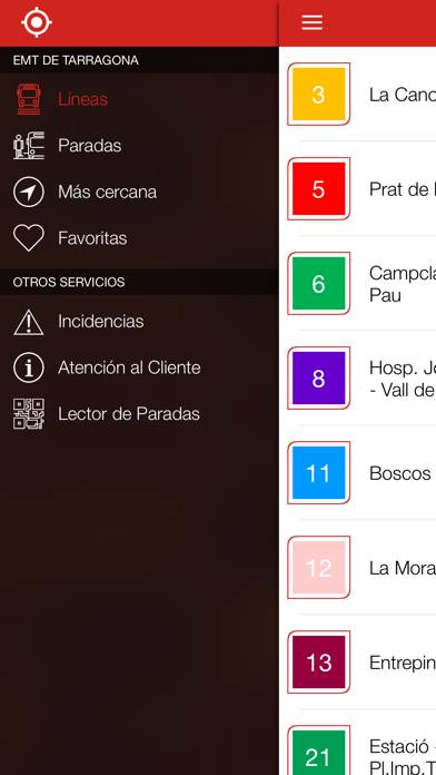 EMT Tarragona Captura de pantalla de la aplicación #1