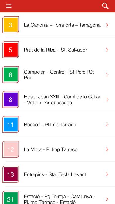 EMT Tarragona Captura de pantalla de la aplicación #2