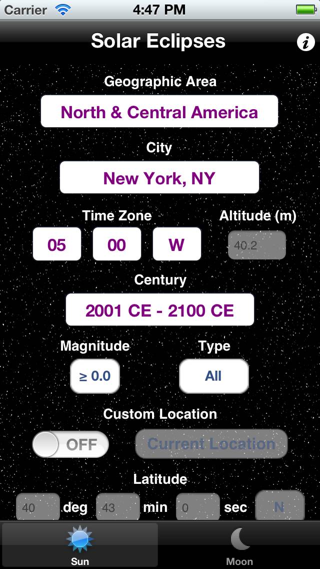 Eclipse Calculator Captura de pantalla de la aplicación #2