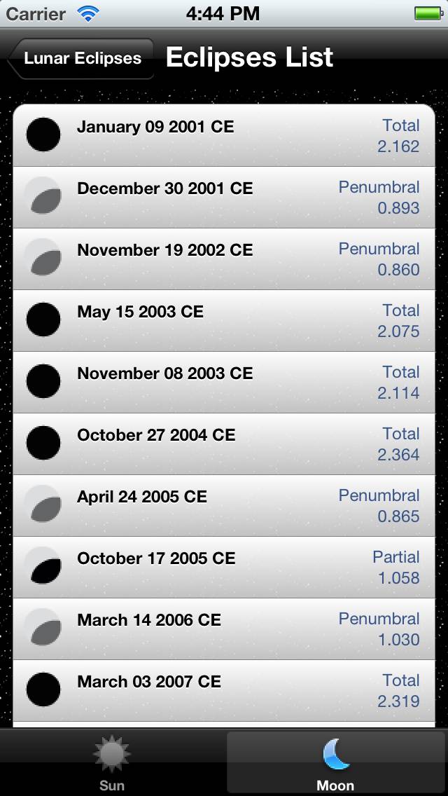 Eclipse Calculator Captura de pantalla de la aplicación #5
