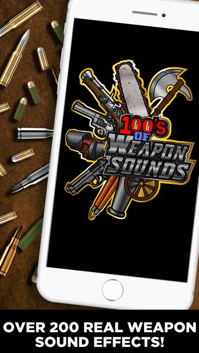 100's of Weapon Sounds Pro App screenshot #1