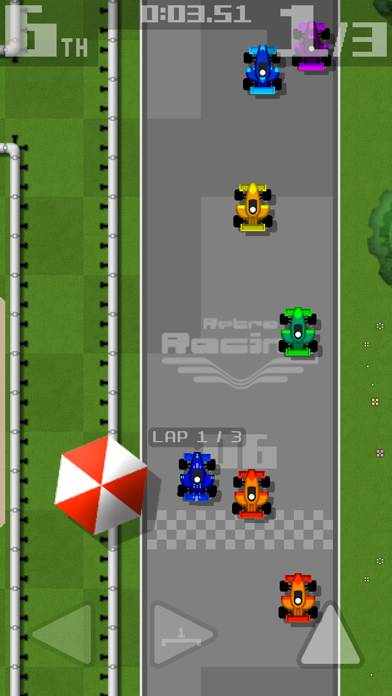 Retro Racing Bildschirmfoto