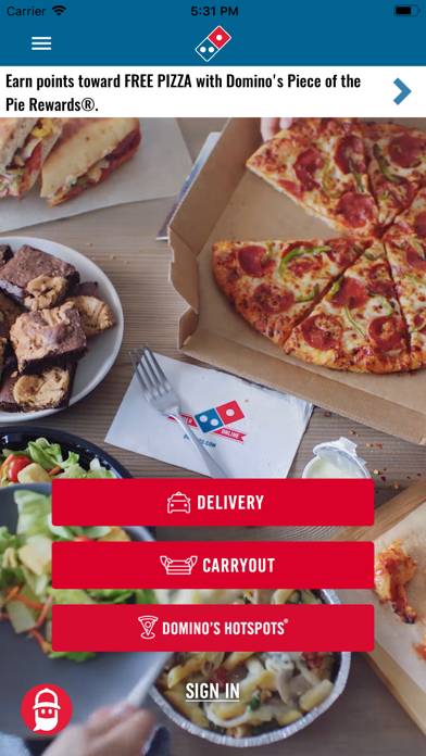 Domino's Pizza USA App skärmdump #1