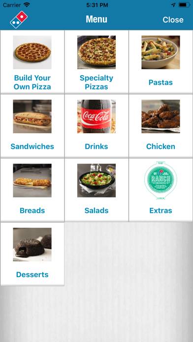 Domino's Pizza USA App skärmdump #2