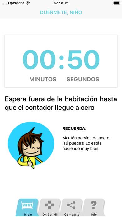 Duérmete niño Captura de pantalla de la aplicación